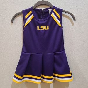 LSU purple cheerleader size 4T